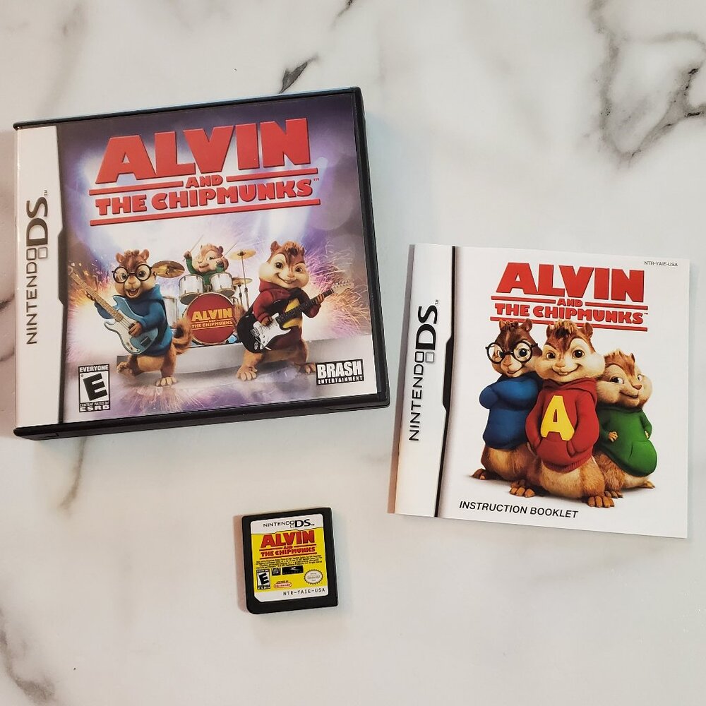 Alvin and the Chipmunks Nintendo DS Video Game  *TESTED*